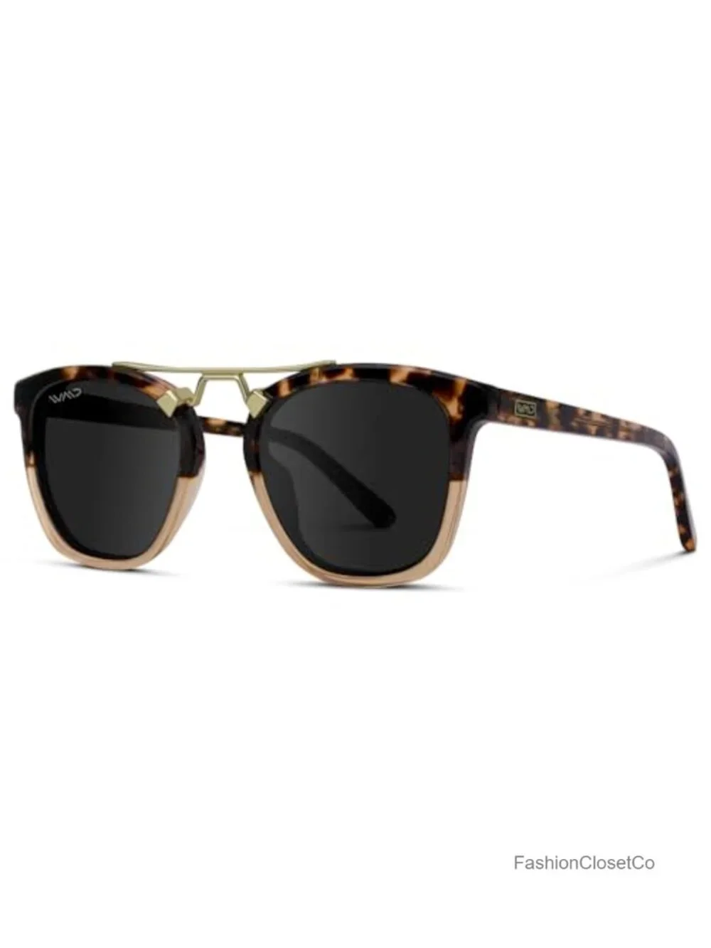 Women's Oversized Square Polarized Sunglasses Acetate Frame UV400